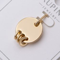 Кулон Xuping№435 монета с роскошной зеркальной полировкой бижутерию купить оптом недорого.