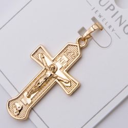 Крестик Xuping№470 с распятием под золото бижутерию купить оптом недорого.