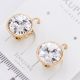 Серьги Xuping№2363 с белым камнем Swarovski купить бижутерию Харьков оптом.