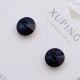 Серьги Xuping№2372 гвоздики с темно-синим камнем Swarovski купить бижутерию Харьков оптом.