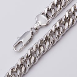 Браслет Xuping№110 21 см, 6 мм плетение двойное панцирное купить ювелирную бижутерию Xuping оптом 