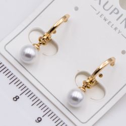 Серьги Xuping№2391 подвеска с белой жемчужиной купить бижутерию Харьков оптом.