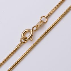 Цепочка Xuping№131 50 см, плетение снейк медзолото Харьков оптом.