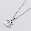 Цепочка сталь№797 60+6 см удлинитель, переплетенные буквы Chanel куплю оптом бижутерию сталь недорого.