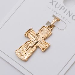 Кулон Xuping№474 нательный крестик с распятием купить ювелирные украшения оптом недорого.