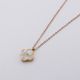 Цепочка сталь№852 45+5 см удлинитель, с клевером Van Cleef & Arpels купить качественные украшения.